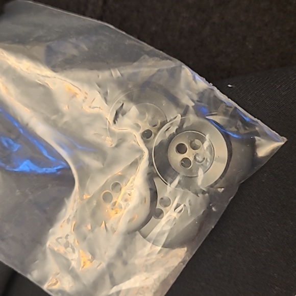 EUC Knitted Dove Anthropologie Black Cotton Blend Button Front Jacket - Picture 4 of 16